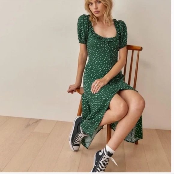 Reformation Dresses & Skirts - Reformation Basin Dress: Rosemary
